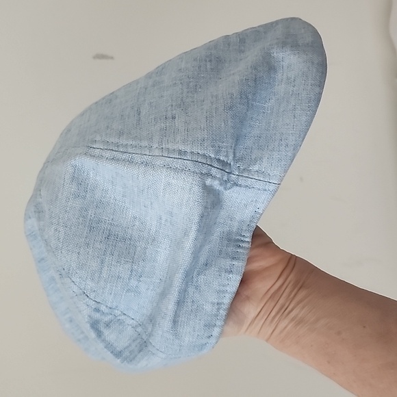 Epoch Light Blue Linen Classic Duckbill Ivy hat Cap One size - Picture 6 of 6